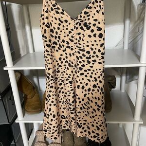 CBR Cream Sleeveless V-Neck Mini Sundress